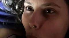 Amateur brunette teen blowjob and cumshot