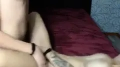 Blonde slut get load of cum on tits and face after hard