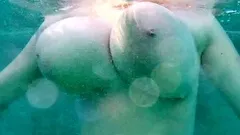 Cumshot on big boobs for slut tit fucking in hd