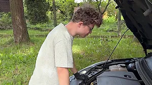 HD POV video of Era Queen giving a nice blowjob in a car