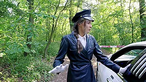 Hardcore dicking in a car with blonde Stacy Cruz & her BF