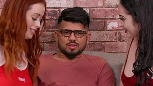 Hardcore CFNM group sex with Ellie Louise and Roxi Keogh