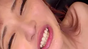 Naughty Maria Wakatsuki lets out a insane hookup ride, yelling and squealing with every piston - JAV!