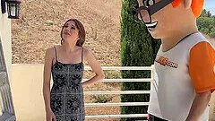 Oops, I Soaked the Cleaner! Rose Carter Turns a Wash into a Porn Dude Bash!