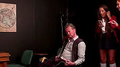 College chicks enjoy during a threesome - Amber Green & Chloe Sas