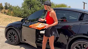 Spanking and Drilling Teen Addison Vodka: My Kind of Punishment for Pizza Theft!