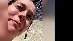 Hardcore dicking in doggy style in a homemade video - Abbie Maley