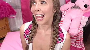 Sweet college babe with big tits getting fucked - Lena Paul