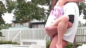 Miu Suzuha, a super hot Japanese mature lady, gives an exceptional deep throat outside in this insane and insatiable JAV XXX scene.