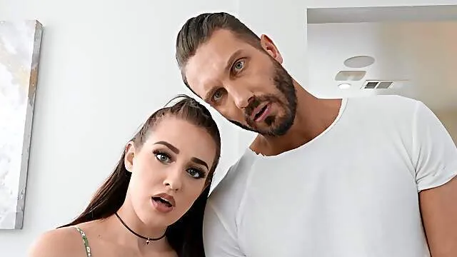 Tanned mom gets intimate with her stepdaughter alongside in premium FFM