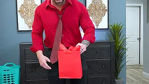 Rough dicking in the bedroom in cowgirl position with Gi Joey