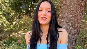 Outdoor dicking in doggy style with sweet Odessa - HD POV