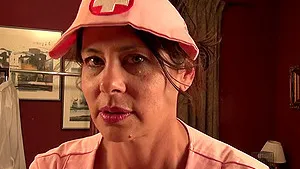 Brunette Mimi Love enjoys while fingering her juicy pussy