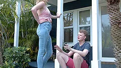 Katie Kinz wearing high heels moans during rough sex - HD