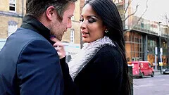 Anissa Kate with big tits enjoys during rough dicking on the sofa