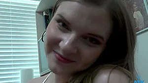 HD POV video of rough dicking with Harlow West and her BF