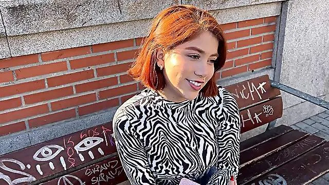 Nude redhead ends homemade incest with cum on face