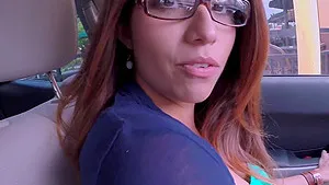 Hardcore fucking in the car with adorable Isabella DeSantos