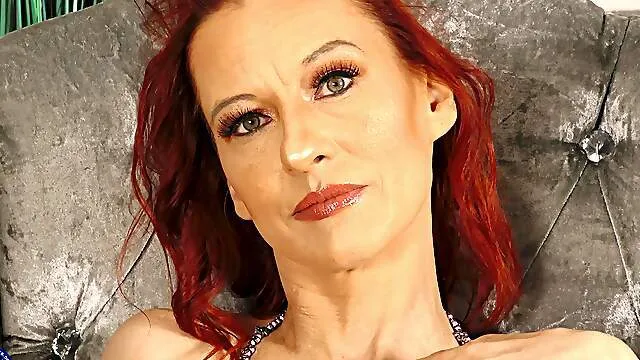 Skinny redhead amazes with how naughty she can toyf uck