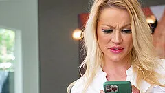 Blonde darling moans during rough sex with her man - Cherry Kiss