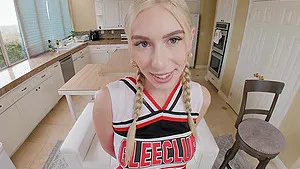 HD POV video of a blonde college babe sucking a dick - Kay Lovely