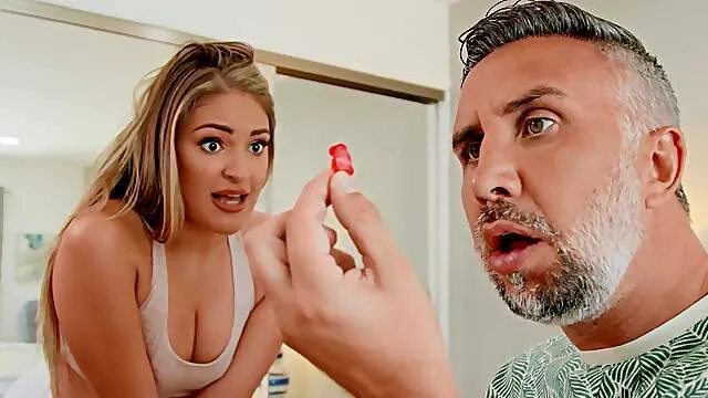 MILF and her daughter share cock in home FFM until the last drops