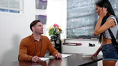 Bianca Bangs moans during rough dicking with her boss - HD