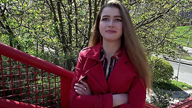 Insolent chick tries glory hole perversions in a sexy cam shag