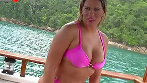 Big Bambu fucks the ass of famous Brazilian actress Katharine Madrid on a pool table!