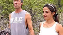 Outdoor dicking in cowgirl position with hot ass Melody Sexo