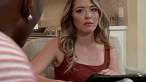 Rough interracial dicking with naughty Tiffany Fox & her BF