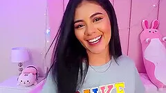 Gorgeous chick enjoys while fingering her puss in a homemade video