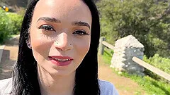 Selina Imai with natural boobs enjoys during rough sex - POV