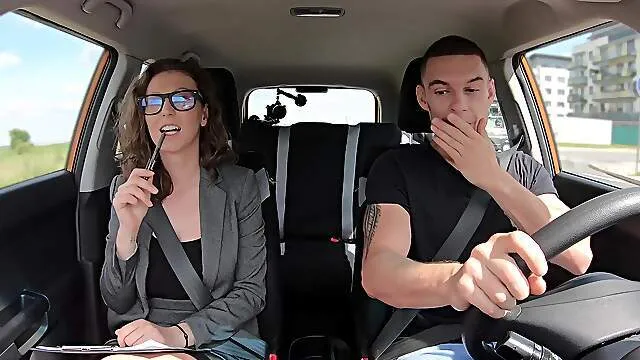 NErdy amateur fucked by the side of the road in impeccable POV