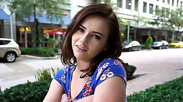 Teen plays erotic during her first casting porn play on cam