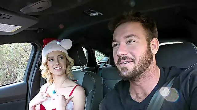 Curious teen tries insanely big dick in outdoor perversions