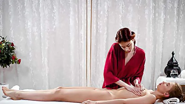 Sensual babes involve toys into their soft scissoring oral duo