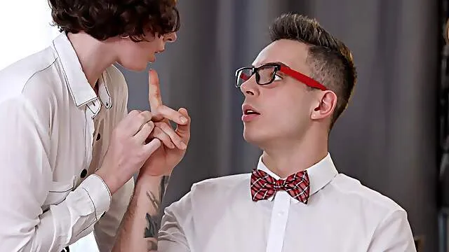 She Is Nerdy - Darcy Dark - Two Horny Nerds Fuck Each Other