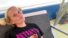 Blonde darling moans while being fucked in doggy - Homemade