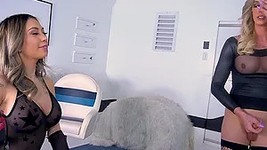 Rough FFM threesome with gorgeous Kat Dior and Casey Kisses