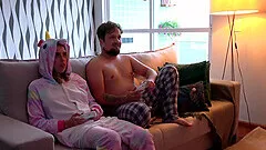 Homemade video of a kinky girlfriend giving a nice blowjob