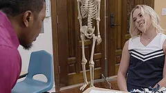 Rough interracial dicking with a blonde girlfriend - Kelsey Kane