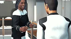 Twyla - adult visual novel. Sci-fi story