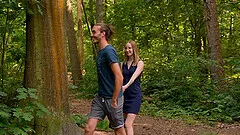 Outdoor dicking in the forest with gorgeous Trixxxie Fox