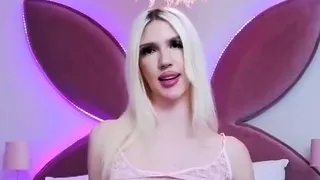 Busty blonde Hitchhiking teen strips and masturbates