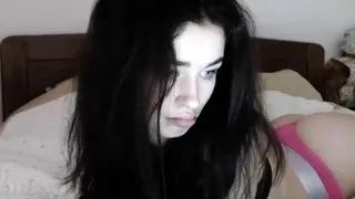 Shy brunette homemade amateur webcam teen