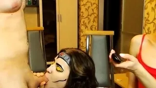 Amateur girlfriend blowjob with facial cumshot