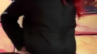 Small titted Briana toying herself poolside