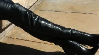 Public amateur fucked outdoors before cumshot