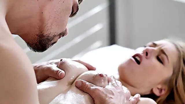 Slim beauty with long legs feels it down the cherry deeper than ever